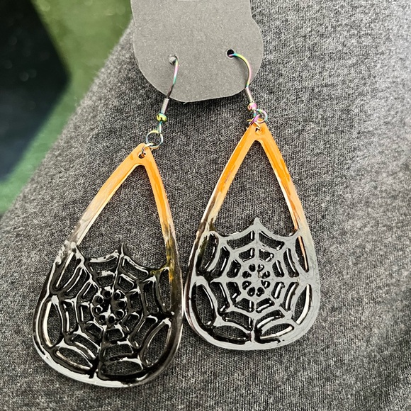 Hand Crafted Other - LAST CALL Spider Web Earrings Handmade on Hypoallergenic Hooks